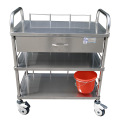 Hospital Stainless Steel Instrument Treatment Dressing Trolley